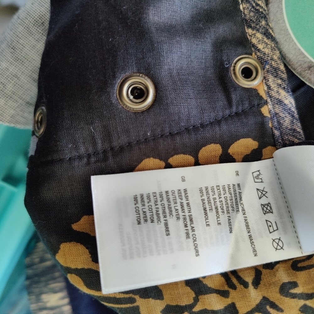 Moshiki Reversible Adjustable Wrap Mini Skirt - Picture 8 of 8
